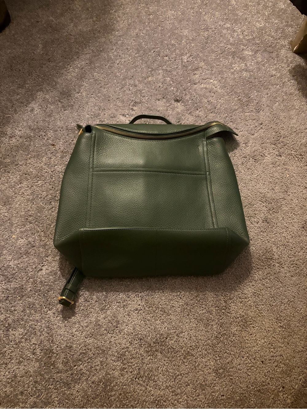 RADLEY LONDON Green Pebble Leather Backpack